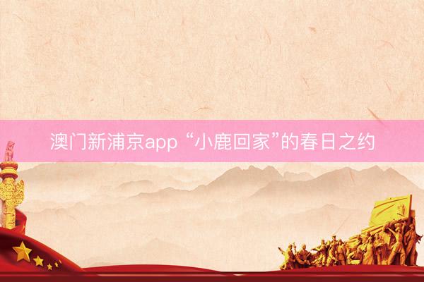 澳门新浦京app “小鹿回家”的春日之约